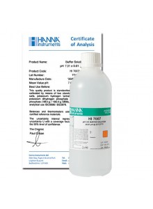 HI 7007L/C - Roztwór kalibracyjny 7.01 pH, z certyfikatem analizy (500ml)